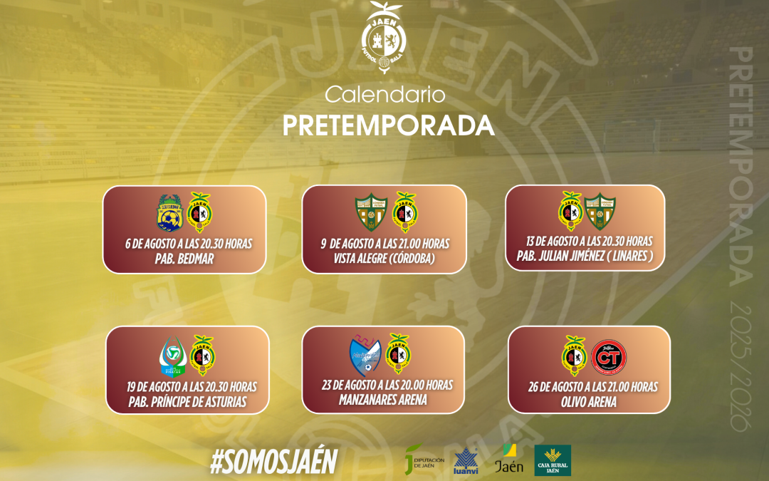 Fechas y horarios confirmados de la pretemporada 25/26